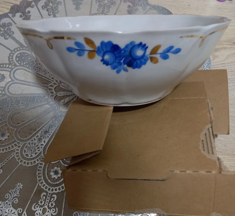 Фарфоровый салатник советский Фарфоровый салатник советский