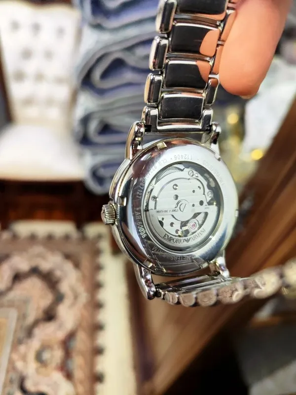 Итальянские механические часы Emporio Armani AR60036 Soat Mexanika — фото 3