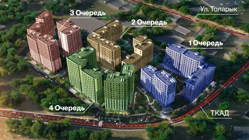 2х комнатная Новостройка, Яшнабадский р-н,Янгиабад — фото 4
