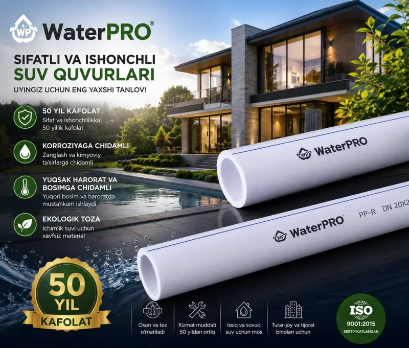 WaterPro PPR quvur va fitinglar 1