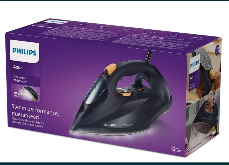 Утюг Philips DST7060 — 3000Вт, мощный паровой удар, SteamGlide 1 Утюг Philips DST7060 — 3000Вт, мощный паровой удар, SteamGlide 1