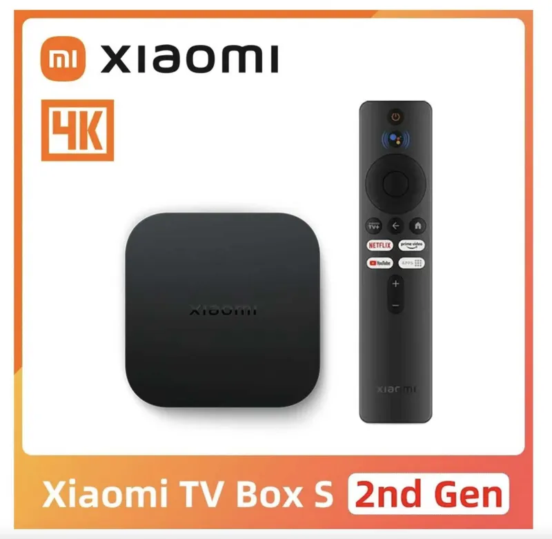 Xiaomi Mi Box S 4K 2-avlod aqlli TV pristavkasi, 100% original 2 Xiaomi Mi Box S 4K 2-avlod aqlli TV pristavkasi, 100% original 2