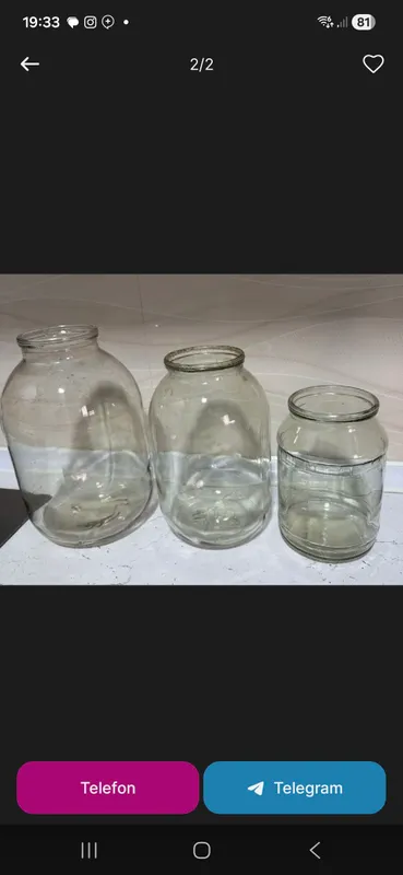 Банкаларни сотаман,100 тача бор.Келиштириб бераман