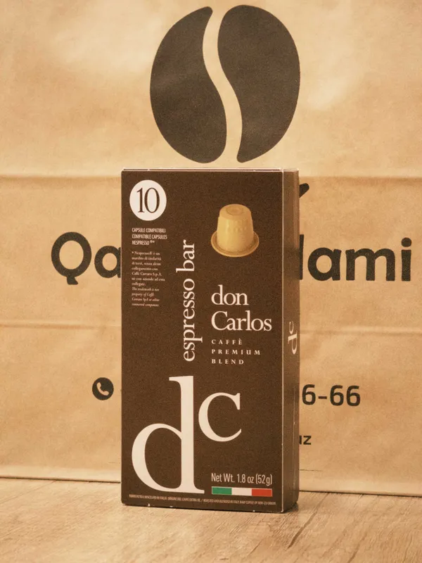 Кофе в капсулах "Don Carlos" для Nespresso. Kofe kapsula "Don Carlos". — фото 2 Кофе в капсулах "Don Carlos" для Nespresso. Kofe kapsula "Don Carlos". — фото 2