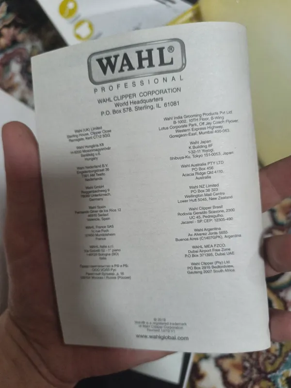 Trimmer Wahl soqol va akantovaka uchun xolati alo 8