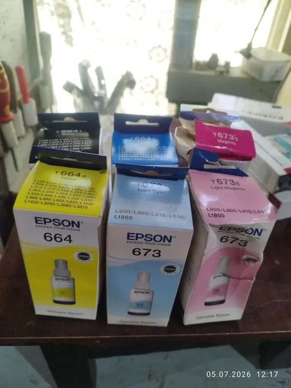 Чернила EPSON T664/T673. Оригинал 1 Чернила EPSON T664/T673. Оригинал 1