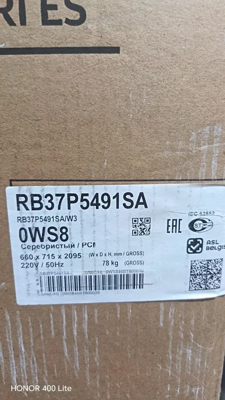 Холодильник Samsung RB37P5491SA 2