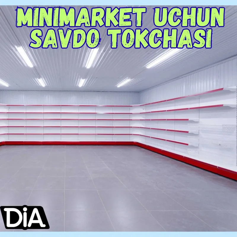 Стеллаж металлический торговый | polkalar savdo tokcha
