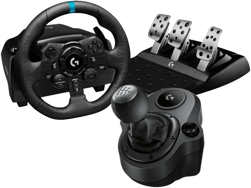 logitech g923 Руль + коробка передач