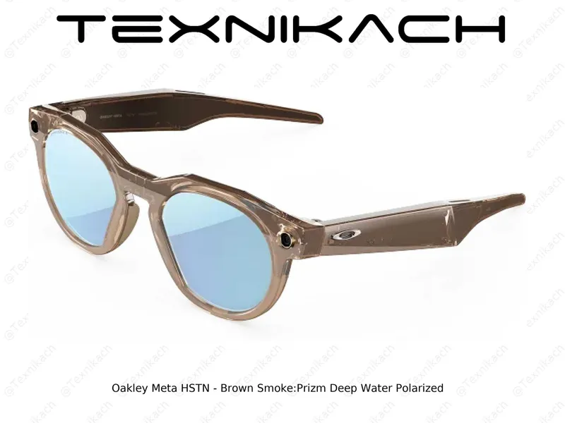 Oakley Meta HSTN - Brown Smoke/Prizm Deep Water Polarized Доставка