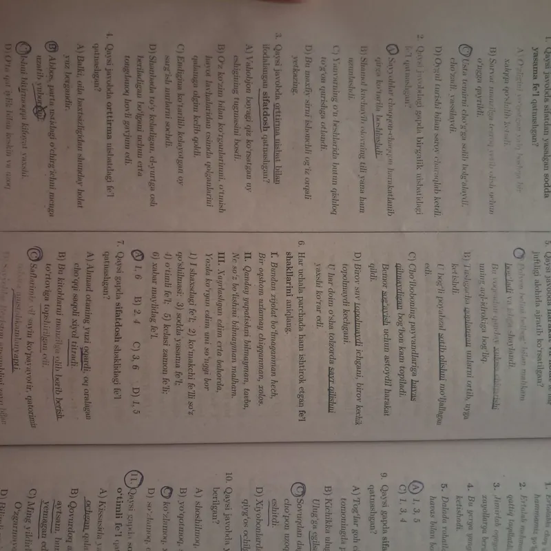 Ona tili milliy sertifikat shedevr test kitob — фото 1