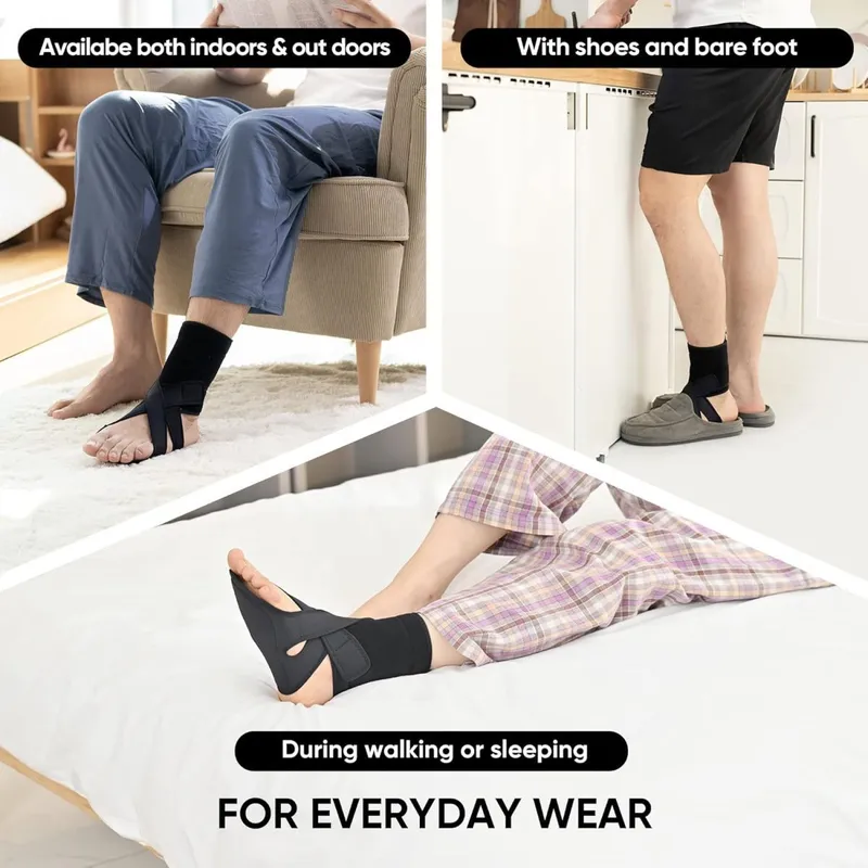 Бандаж фиксатор для ног свисающей стопе foot drop — фото 4