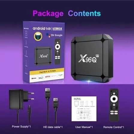 X96q Smart box прошитый 1000 канал Smart tv Смарт приставка 1