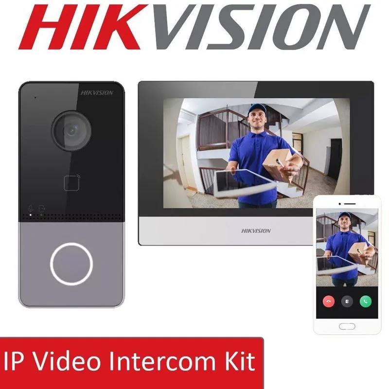 ДОМОФОН Hikvision DS-KIS603-P(C) — фото 2