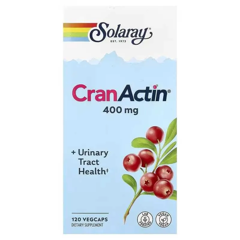 Solaray CranActin 60 растительных капсул 3
