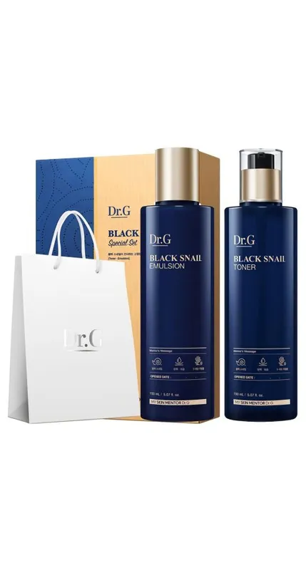 Набор Dr.G Black Snail Toner 150 мл + эмульсия 150 мл (2 вида, 1 компл