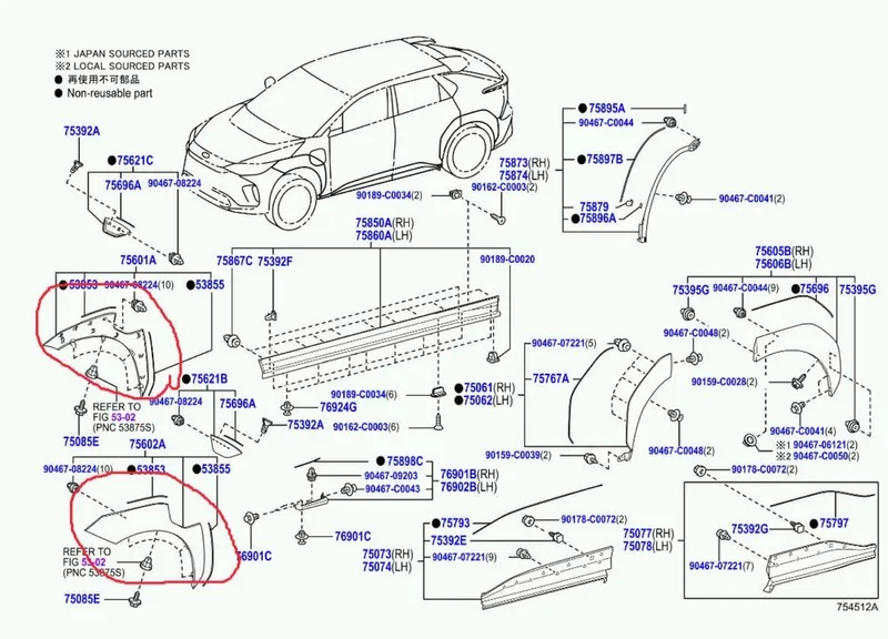 Toyota Bz4x oldi krelo arka orginal 3