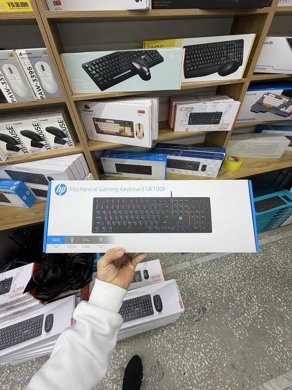HP GK100F mechanical keyboard