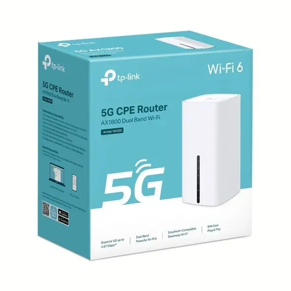 5G Archer NX200 AX1800 TPLink WiFi SIM Card роутер
