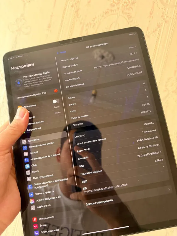 Ipad 12 Pro 256 GB 4