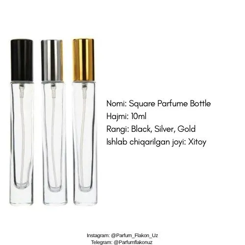 Parfyum flakon, Paryum idishi, Atomayzer, 10ml