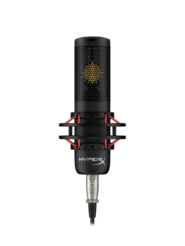 Игровой микрофон HyperX ProCast, XLR, студийный, антивибрационный подвес, черный — фото 2