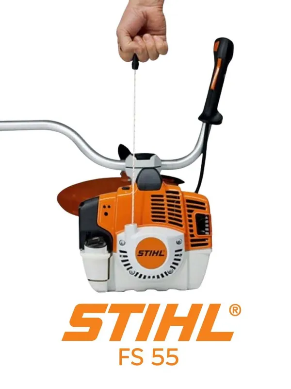 Benzinli Trimmer STIHL FS 55 Триммер бензиновый Мотокоса 4