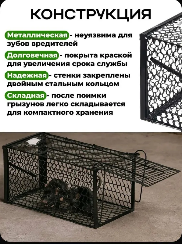 Мышеловка крысоловка гуманная — фото 4