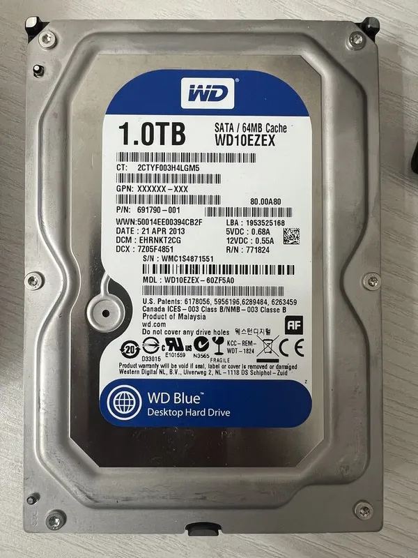 Продам жесткий диск WD Blue WD10EZEX 1 ТБ / 1TB. 1 Продам жесткий диск WD Blue WD10EZEX 1 ТБ / 1TB. 1