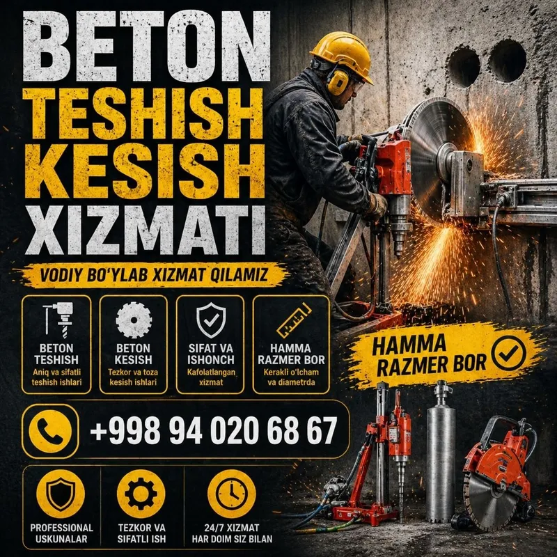 Beton teshish xizmati