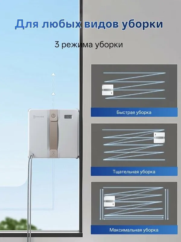 Робот-мойщик окон ECOVACS Winbot Mini, дистанционное управление 6