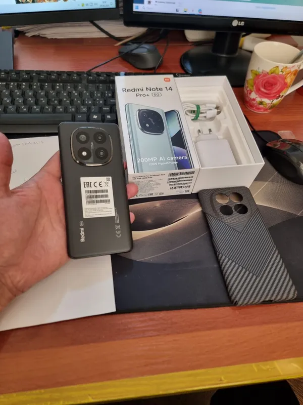 Redmi note 14pro +5G 12/256gb ideal ochilmagan usta kurmagan aybi yuq — фото 2