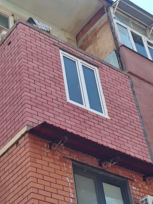 Balkonga g'isht teramiz.Kladka balkon.Керпичная кладка балканов — фото 3