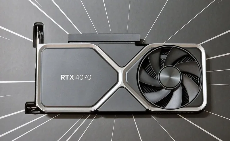 Видеокарта NVIDIA GeForce RTX4070 Founders Edition