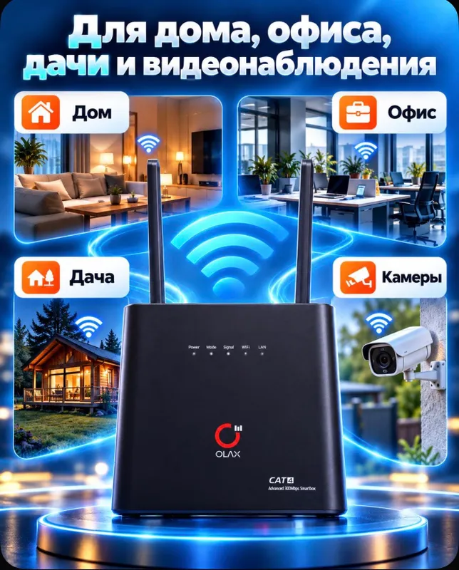 SIM-kartali WiFi router OLAX AX9 PRO 5