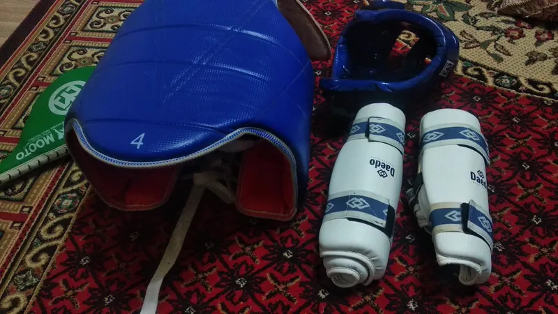 Taekvondo himoya ekipirovkasi va lapa