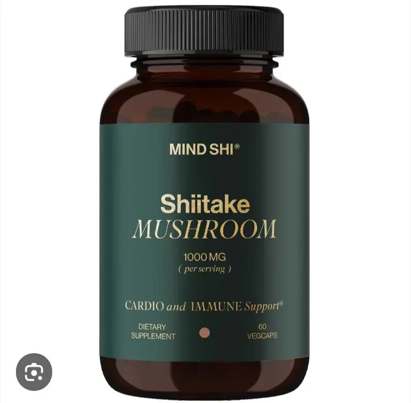 MIND SHI Shiitake Mushroom Reishi Cordyceps 4 Mushroom complex Chaga — фото 4