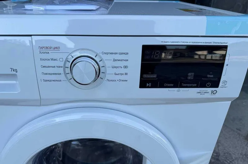 Стиральная машина LG 7 кг F2J3HS0W DD Inverter Steam — фото 3
