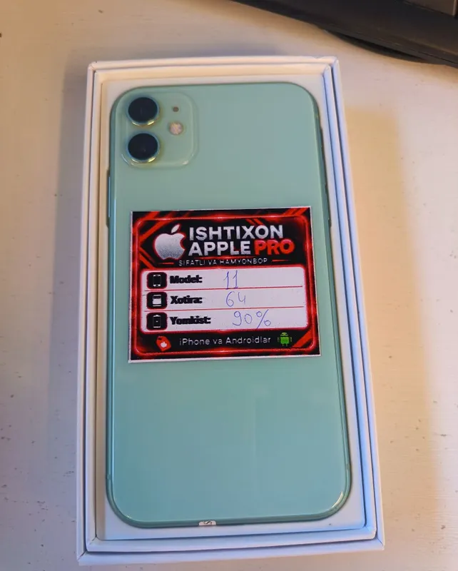 Iphone 11 yashil 1 oy kafolati bor 4 Iphone 11 yashil 1 oy kafolati bor 4
