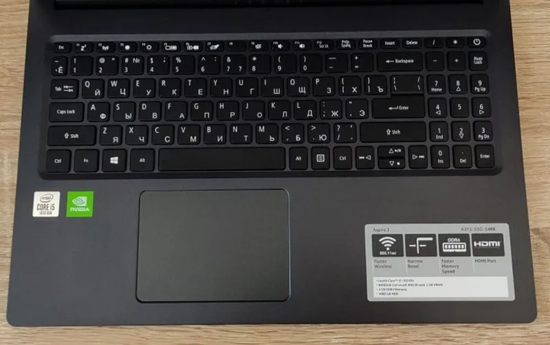 Sotiladi acer aspire 3 a315 55g i5 10th gen — фото 1