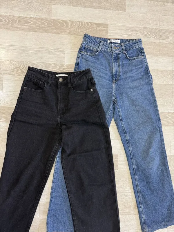 Женские джинсы 2 штуки фирменные Zara и Befree размер ХС-С