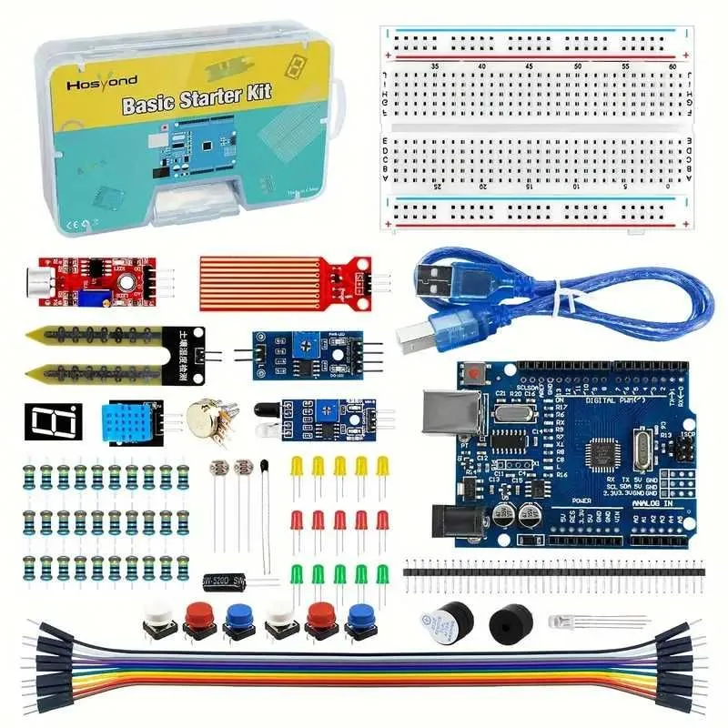 Boshlovchilar uchun Arduino UNO standart to'plami - ulgurji narxlarda!
