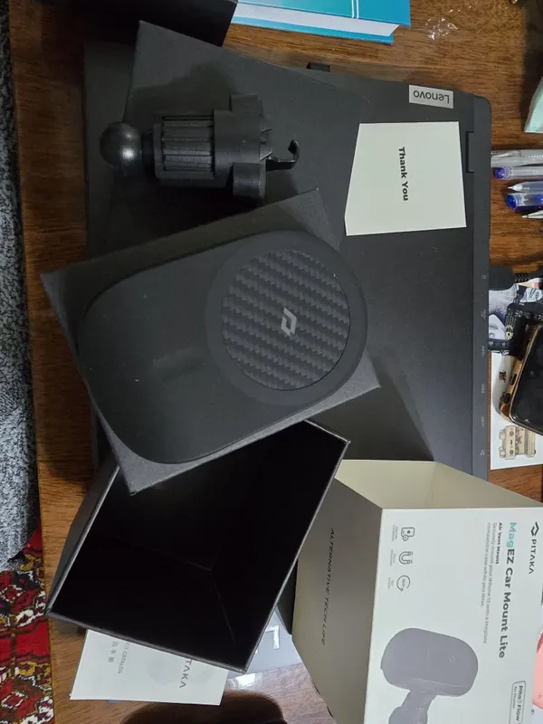 Автомобильный держатель Pitaka MagEZ Car Mount Lite Car Vent Black — фото 7