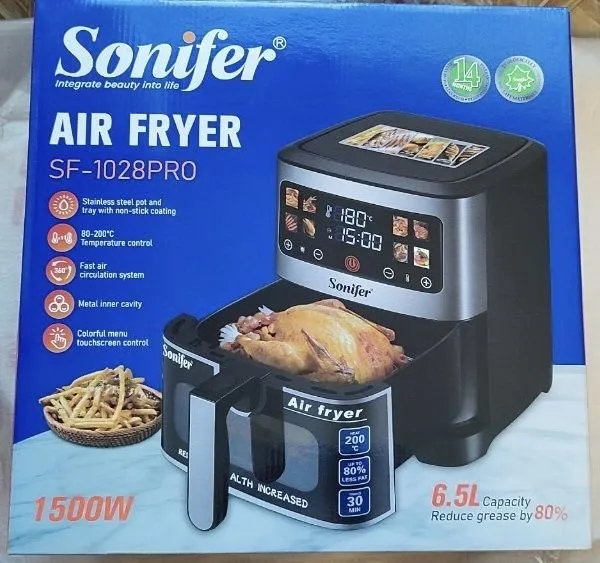 Новая Аэрофритюрница / Аэрогриль Sonifer SF-1028PRO (6.5л)