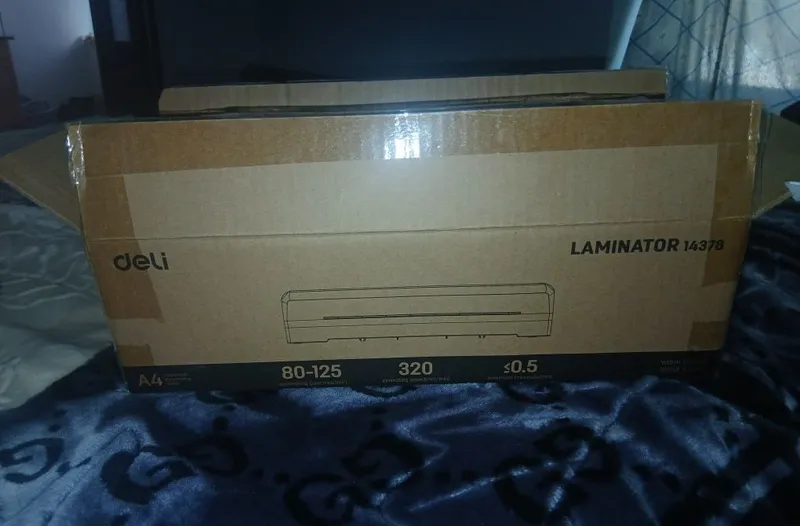 Laminator DELI 14378 aparati rasmli qog‘ozlarnh laminat qilib beradi 3