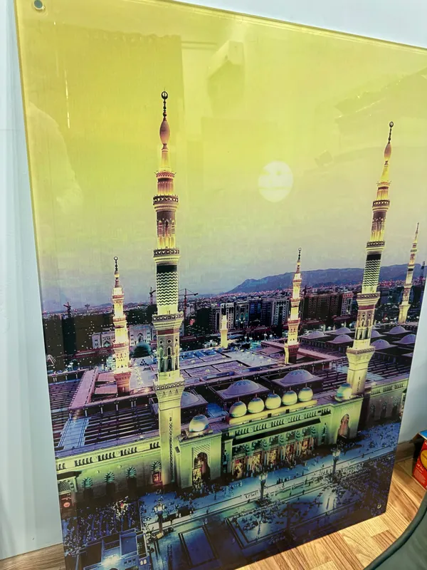 Devor uchun makka va madina oynali rasmlar 3 Devor uchun makka va madina oynali rasmlar 3