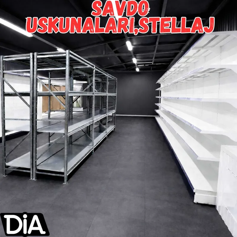 Торговое оборудование витрина стеллаж savdo uskunalari prilavkalar