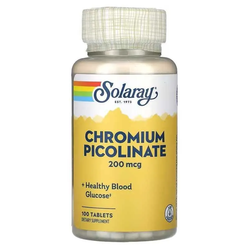 Solaray Chromium Picolinate Пиколинат хрома xrom pikolinat хром — фото 1
