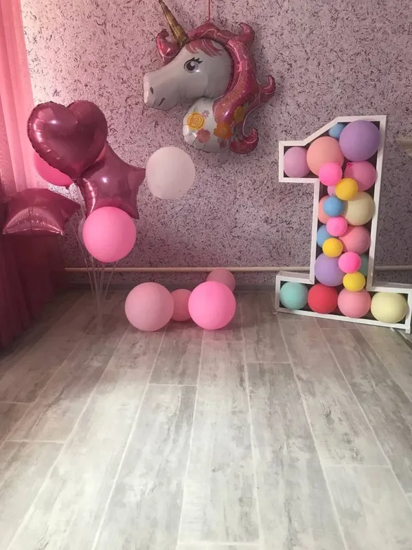 Объемная цифра 1 для праздника / фотозоны