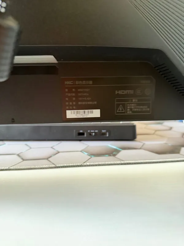 HKC 27 monitor, 300hz ideal holatda — фото 2